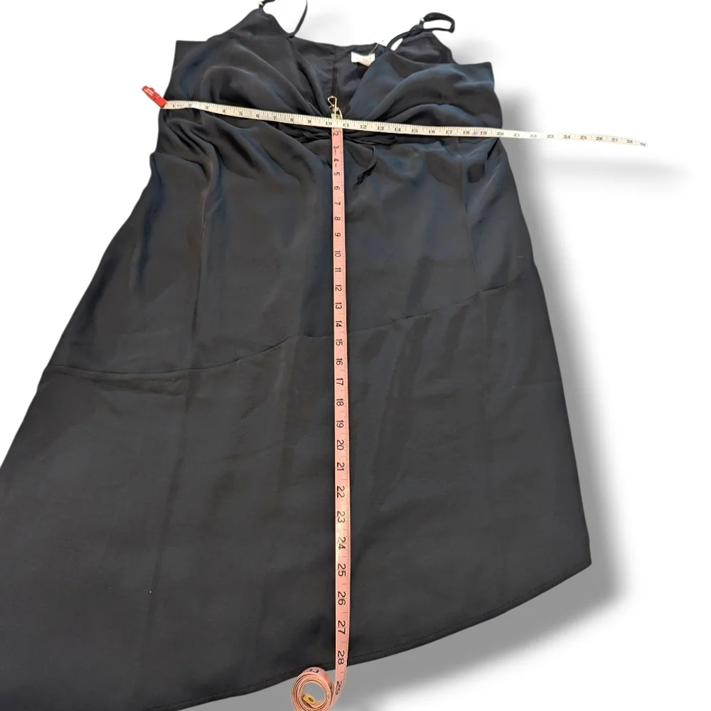 NWT Isabel Maternity by Ingrid & Isabel Asymmetrical Black Dress, Size Large